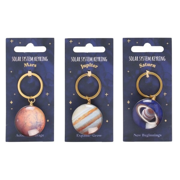 Something Different Solar System Keyring Set (Pack of 9)