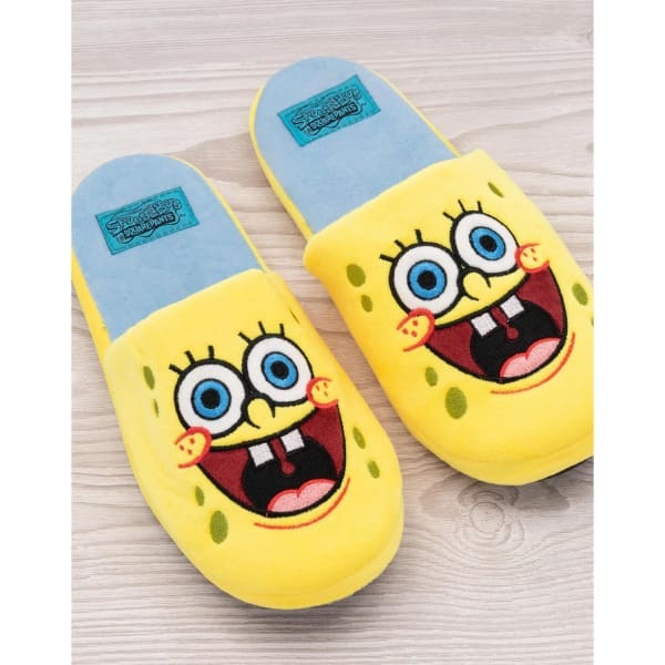 SpongeBob SquarePants Adult Contrast Slippers (3-4)