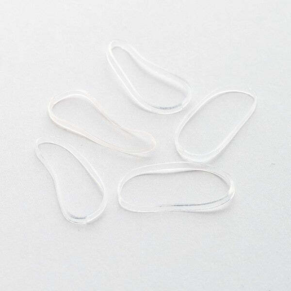 Brushworks Clear Flexi Elastic Hair Bands - 100 Pieces