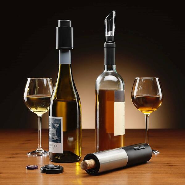 Menkind Connoisseur Creations Electric Corkscrew with Accessories