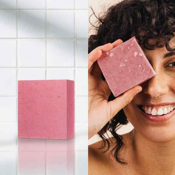 Dr Botanicals Hydrating Rose Facial Cleansing Bar 2 x 100g