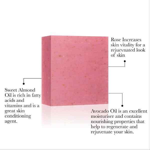 Dr Botanicals La Rose Francaise Face Cleansing Bar 2 x 100g