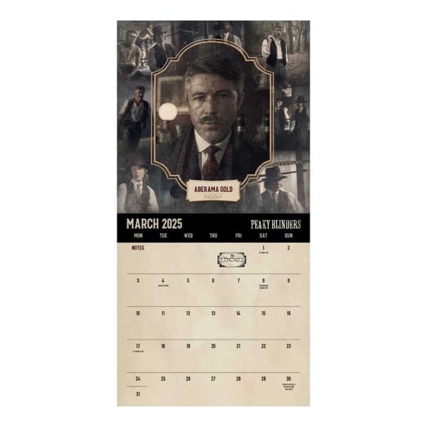 Peaky Blinders 2025 Square Wall Calendar (30cm x 30cm)