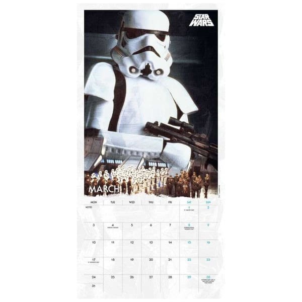 Star Wars Classic 2025 Wall Calendar