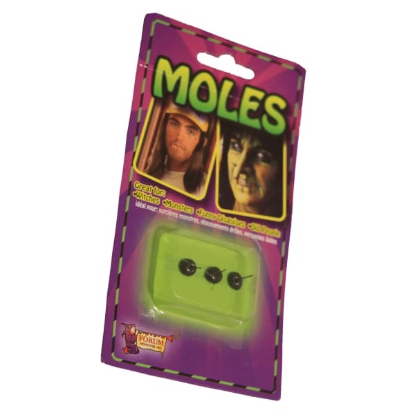 Bristol Novelty Fake Skin Moles (Pack Of 3)