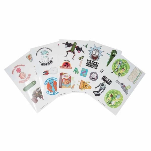 Rick And Morty Tech Stickers (Pack of 30)