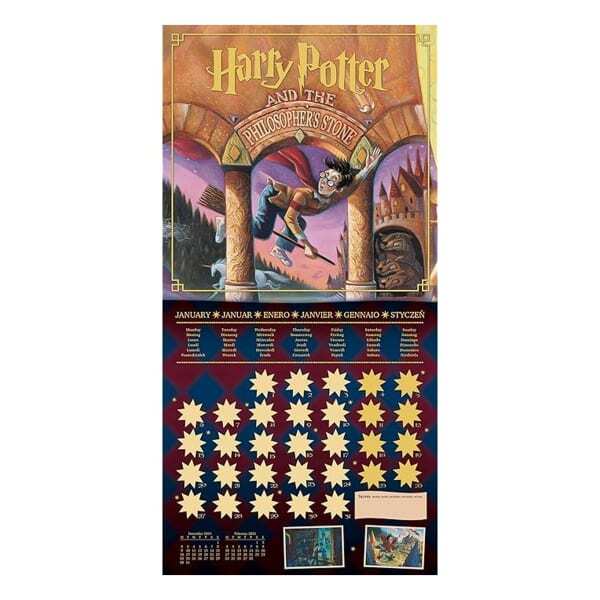 Harry Potter Literary 2025 Square Calendar