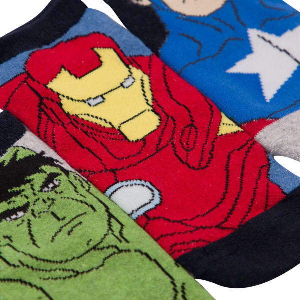 Marvel Avengers Boys Characters Socks (Pack of 6) (9 -12)