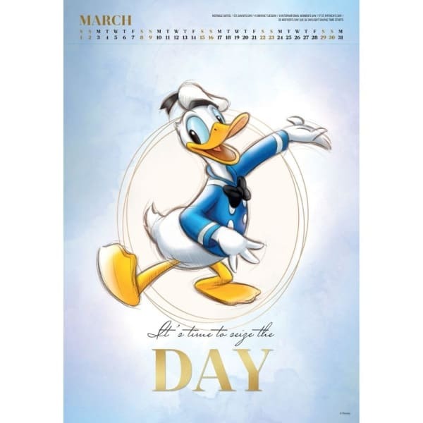 Disney Deluxe 2025 Wall Calendar