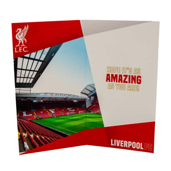 Liverpool FC Super Son Birthday Card