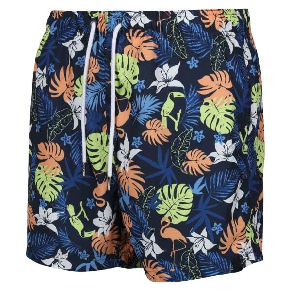 Regatta Mens Loras Tropical Swim Shorts (M)