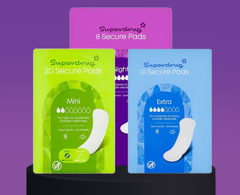 <strong>free next day delivery</strong><br />when you spend £10 on<br class="sdg-moboff" /><span>Superdrug Incontinence</span><br />Offer ends 17.06.25*.