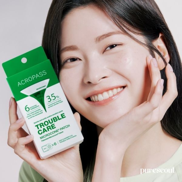 Acropass Trouble Care Microneedle Acne Patches 6pc
