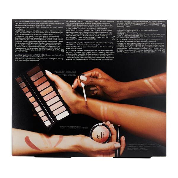 DNR e.l.f. Cosmetics Rose Gold Look Makeup Gift Set