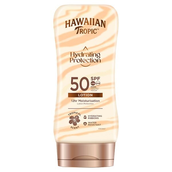 Hawaiian Tropic Hydrating Sunscreen Lotion SPF 50 180ml