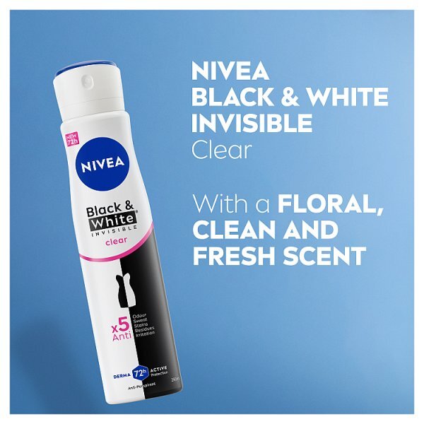 NIVEA Black & White Anti-Perspirant Deodorant Spray 250ml