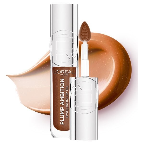 L'Oréal Paris Lip Oil, Plump Ambition with Hyaluronic Acid & Tripeptides, 510, 5ml