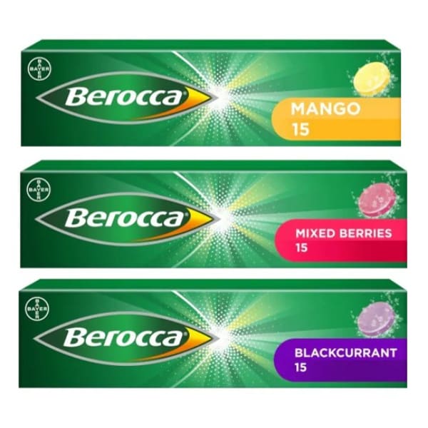 Berocca Mixed Flavours 3 x 15 Tablets