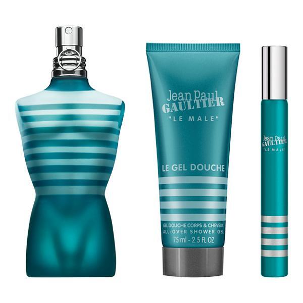 Jean Paul Gaultier Le Male Edt 75 Ml + Shower Gel + Edt 10ML Gift Set