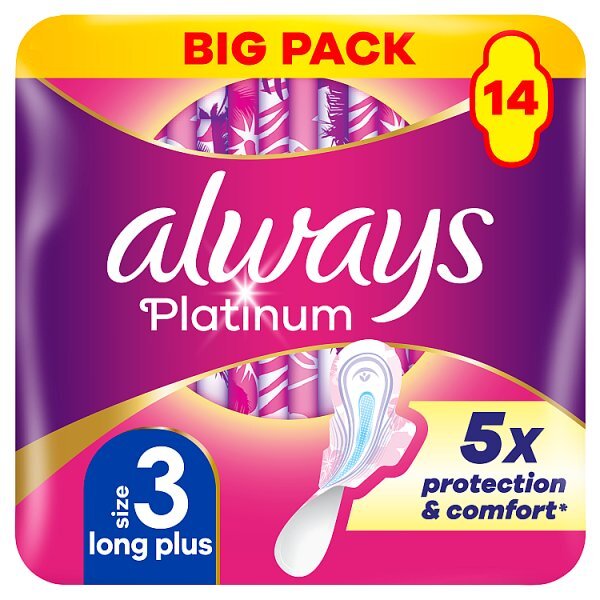 Always Platinum Day And Night Winged Value Pack 14Ctx4