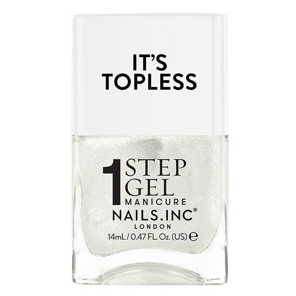 Nails.INC It's Topless Sydney White Shimmer Polish 14ml