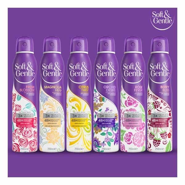 Soft & Gentle Aerosol  Fresh Blossom 250Ml