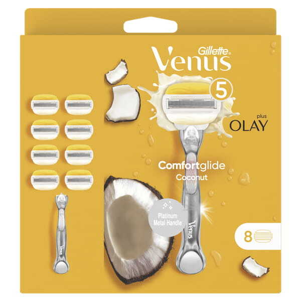 Venus Comfortglide Coconut Plus Olay Razor - 8 Blades