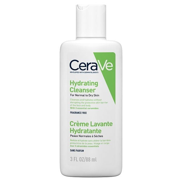 CeraVe Hydrating Cleanser with Hyaluronic Acid for Normal to Dry Skin 88 ml
