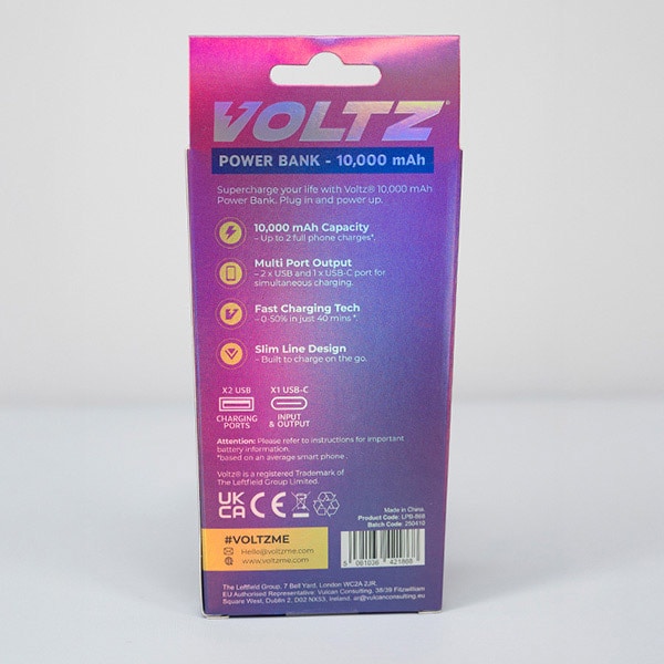 Voltz 10K Power Bank Purple
