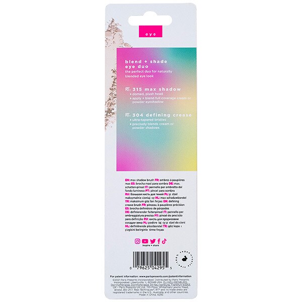 Real Techniques Eye Shade Blend Eyeshadow Makeup Brush Duo