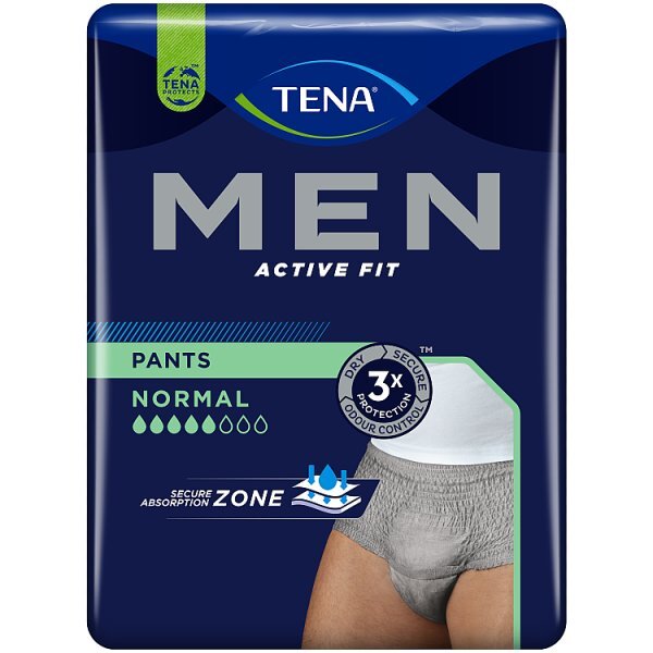 Tena Men Protective Underwear S/M Grey 9Pk