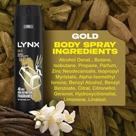 Lynx Aerosol Bodyspray Xxl Gold 250ml