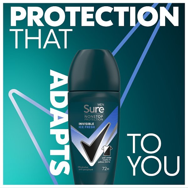 Sure Men Nonstop Invisible Ice Fresh Anti-Perspirant Roll On 50 ml