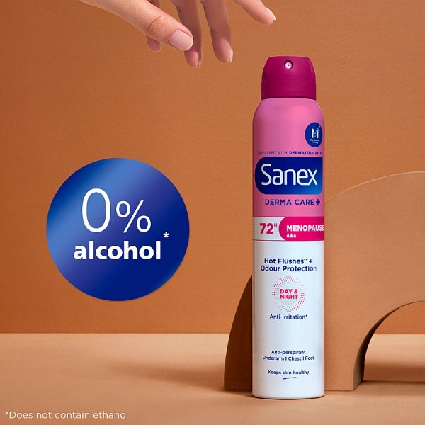 Sanex Derma Care+ Menopause Antiperspirant Spray 200Ml