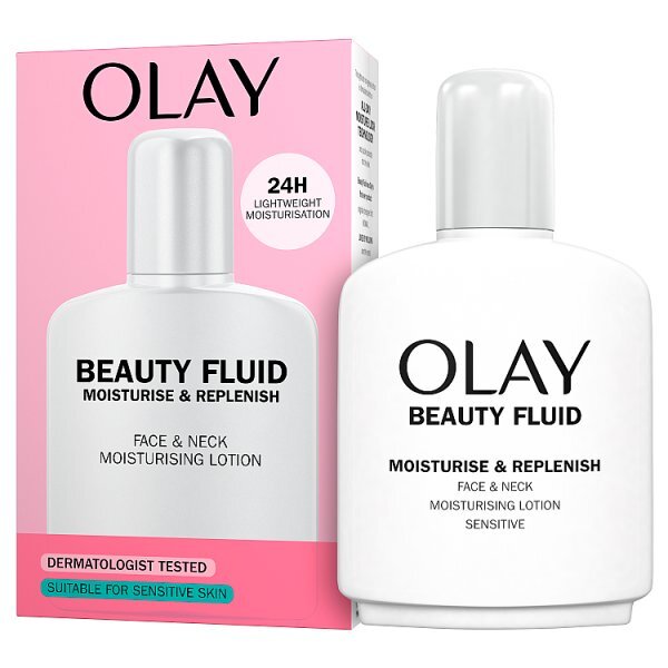 Olay Beauty Fluid Moisturiser Sensitive Skin 200ml