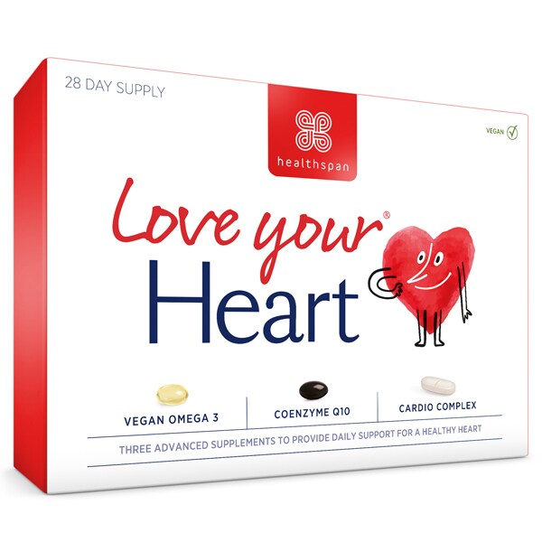 Healthspan Love Your Heart 28 Day Supply x 84 Tablets