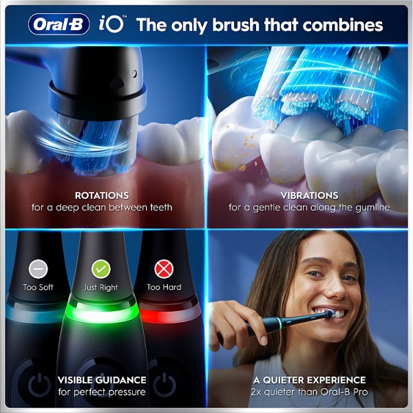 Oral-B iO6 Black Lava Electric Toothbrush + Travel Case