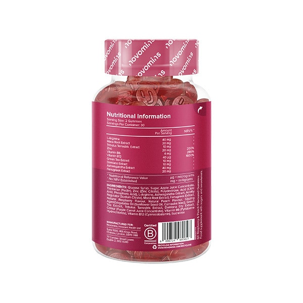 Novomins Turn Me On Gummies 60s