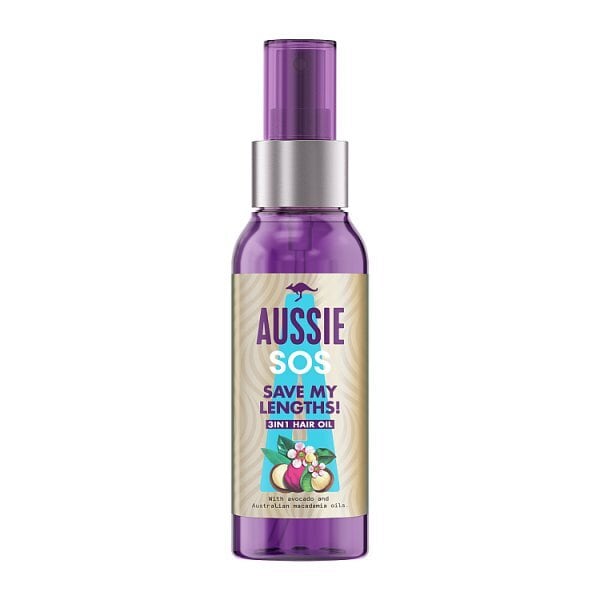 Aussie SOS Save My Lengths 3 In 1 Hair Oil, 100ml