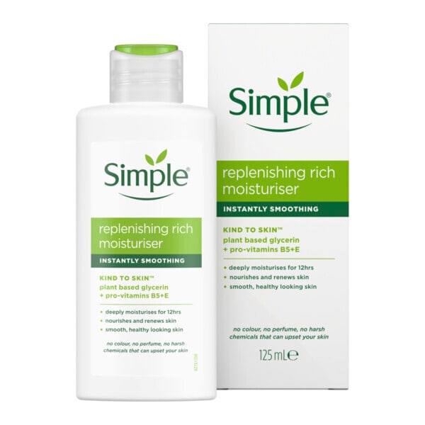 Simple Kind to Skin Replenishing Rich Face Moisturiser 125ml