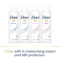 Dove Women Powder Anti-Perspirant Deodorant Spray 200ml