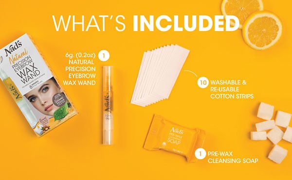 NadS Natural Precision Eyebrow Wax Wand