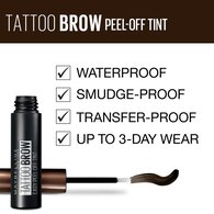 Maybelline Tattoo Gel Eyebrow Tint Peel Medium Brown