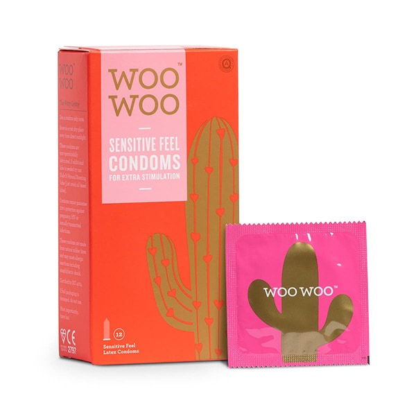 Woowoo Condoms Sensitive Feel 12 pack
