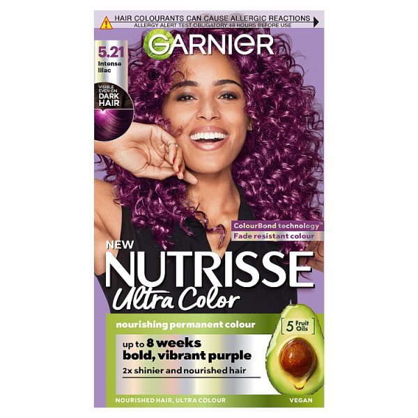 Garnier Nutrisse Ultra Color 5.21 Intense Lilac Permanent Hair Colour
