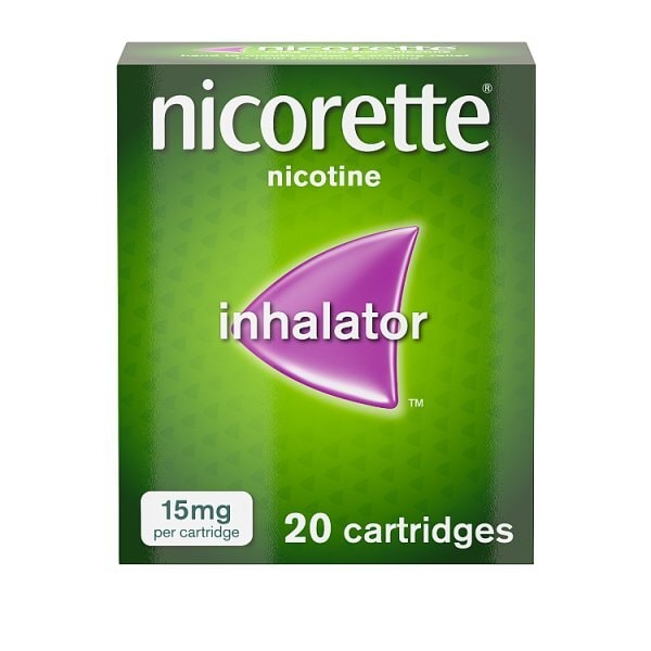 Nicorette® 15mg Inhalator Nicotine Cartridges (Stop Smoking)