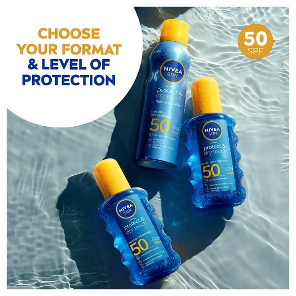 NIVEA SUN Cooling Suncream Mist SPF50 Protect&Refresh 200ml