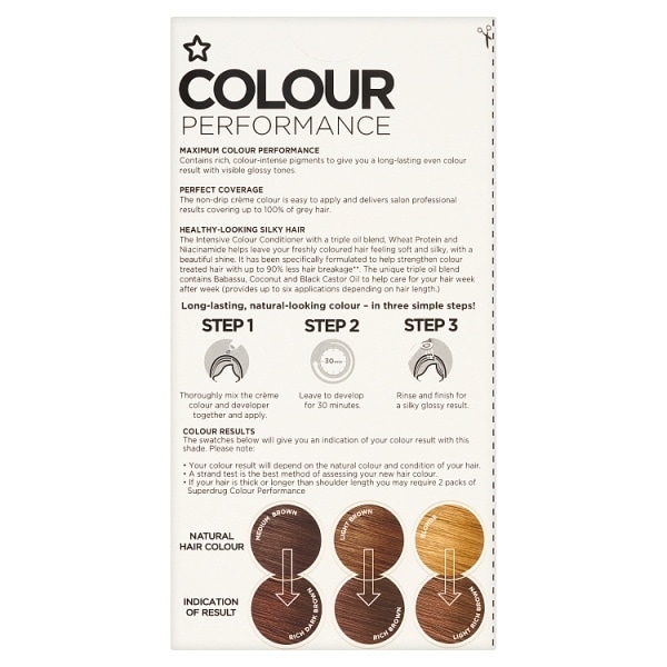 Superdrug Colour Performance 6.7 Natural Rich Brown