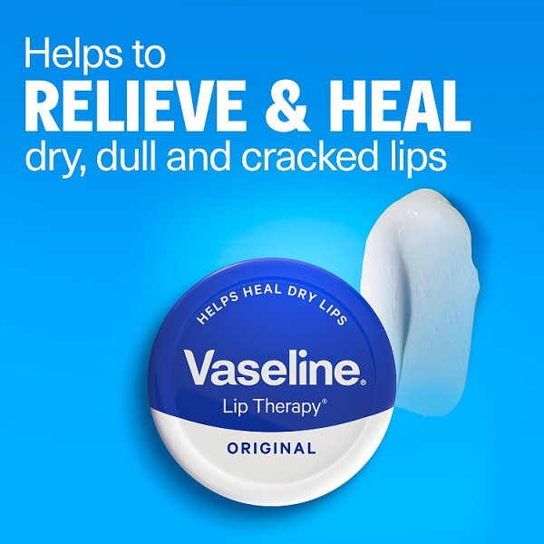 Vaseline Lip Therapy Original Lip Balm Tin 20 g
