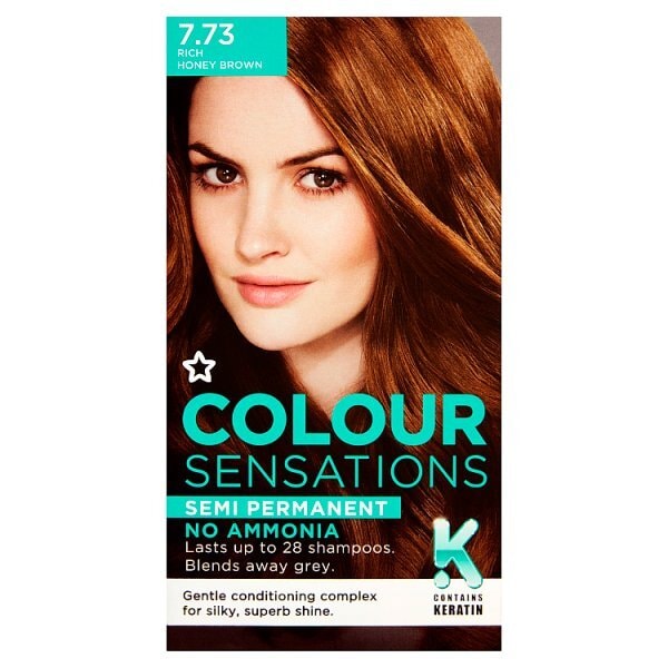 DNR Colour Sensations Semi Permanent Rich Honey Brown 7.73